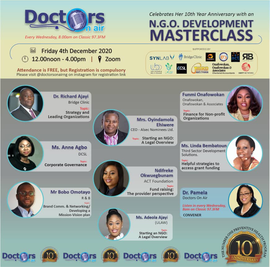 DOA 10th Anniversary NGO Development Masterclass